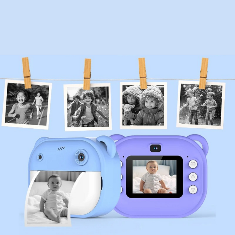Câmera Digital Infantil Impressão Instantânea