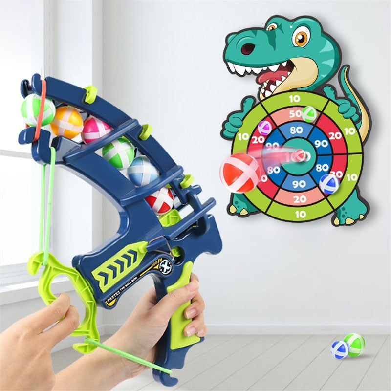 Brinquedo Lançador tiro ao Alvo Kit