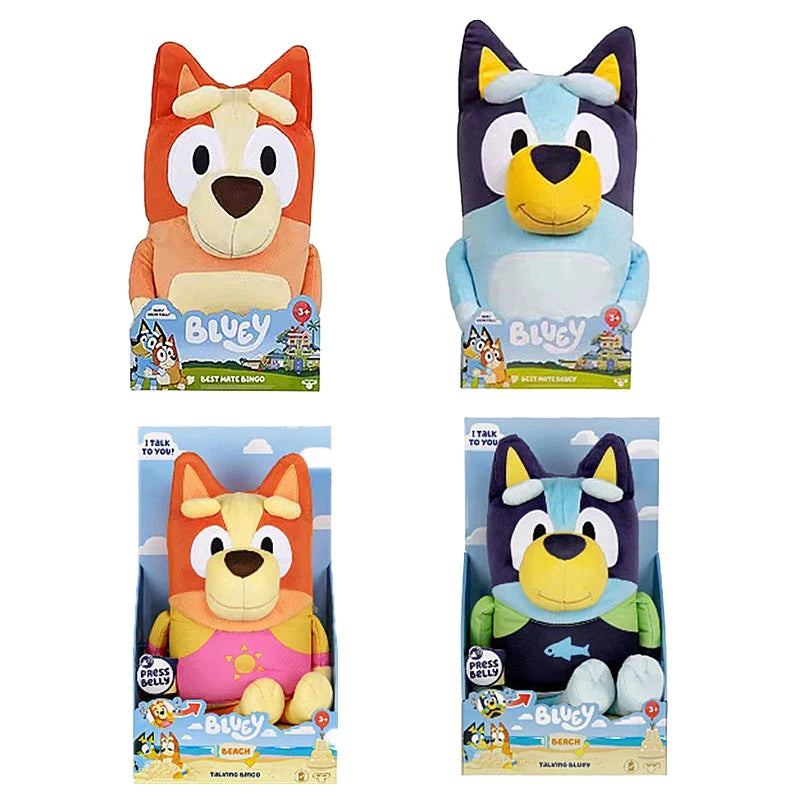Bluey Brinquedos de Pelúcia 30cm Música Vocalizável