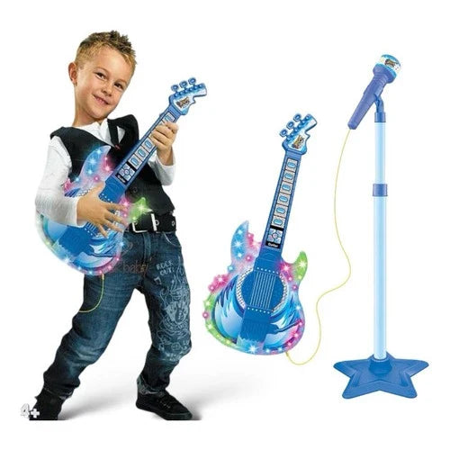 Brinquedo Microfone Infantil c/ Pedestal - KidStar