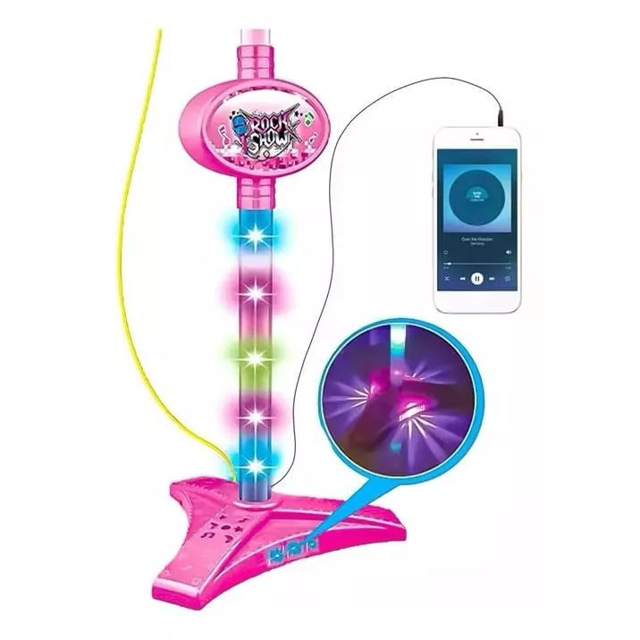 Brinquedo Microfone Infantil c/ Pedestal - KidStar