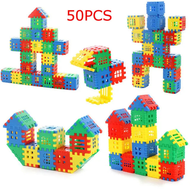 Blocos de construção - 50 peças