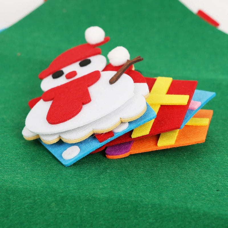 Árvore de Natal Montessori 32 Peças + Pisca Pisca