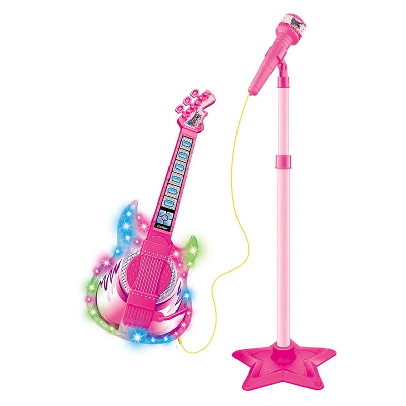 Brinquedo Microfone Infantil c/ Pedestal - KidStar